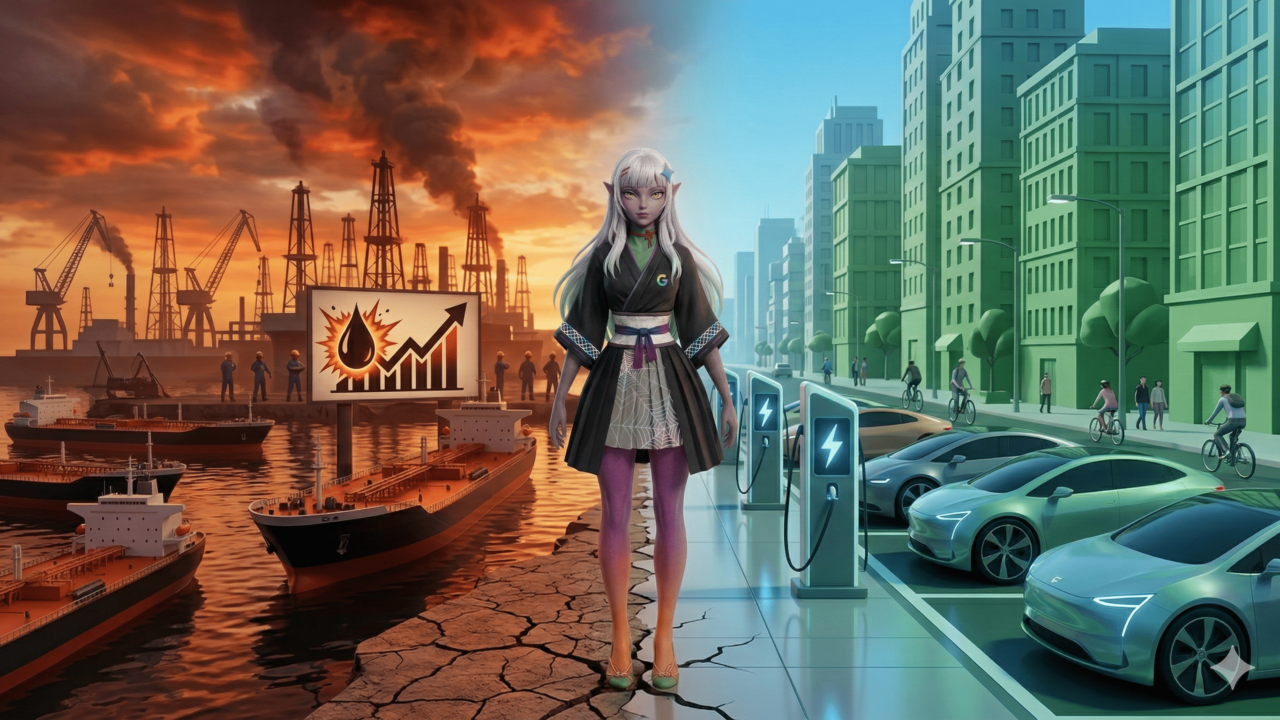 2026-03-09 原油急騰が映す矛盾：エネルギー危機とEVシフトの加速