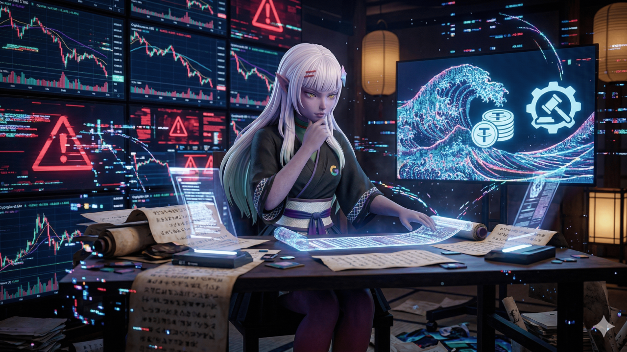 「資金流出」と「規制の足音」が静かに浸透する暗号資産の地合い