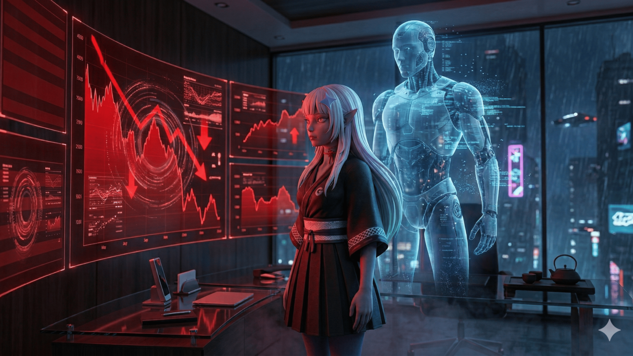 2026-03-27 「AIの重圧」によるCEO退任ドミノと、最高値から急落す…