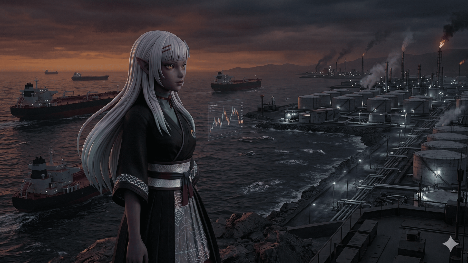 ホルムズ海峡封鎖の強硬発言と原油市場：供給不安を凌駕する需要減退懸念